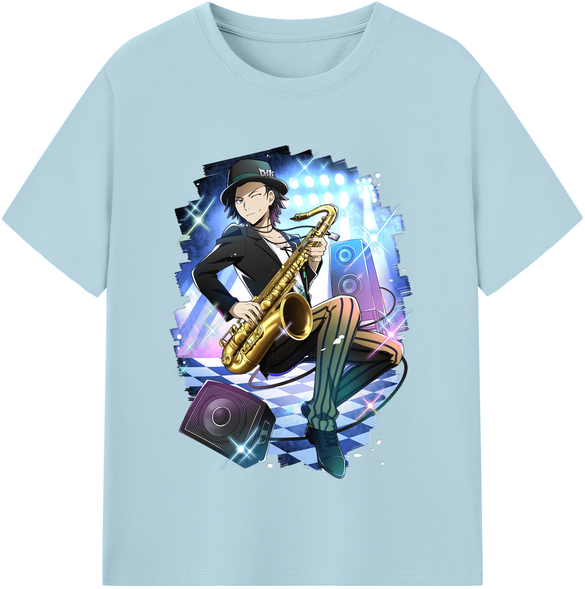 （画像用） 文豪ストレイドッグス Bungo Stray Dogs 綿100％半袖Tシャツ（フロントプリント）